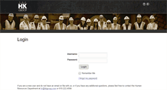 Desktop Screenshot of employee.hkgroup.com
