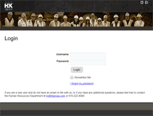 Tablet Screenshot of employee.hkgroup.com